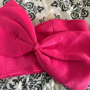 Pink Bow Detail Women's Top